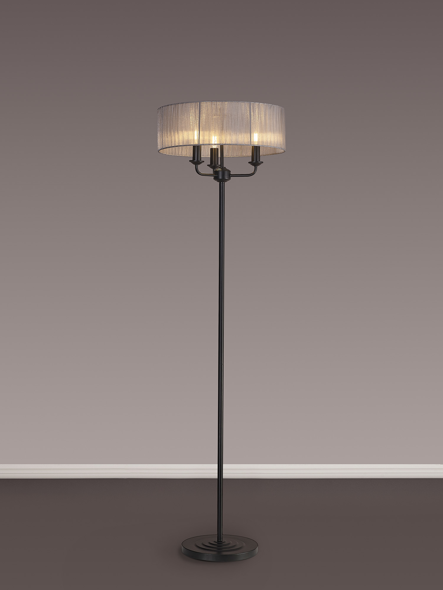 Banyan MB GR Floor Lamps Deco Shaded Floor Lamps